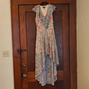 Floral high low dress